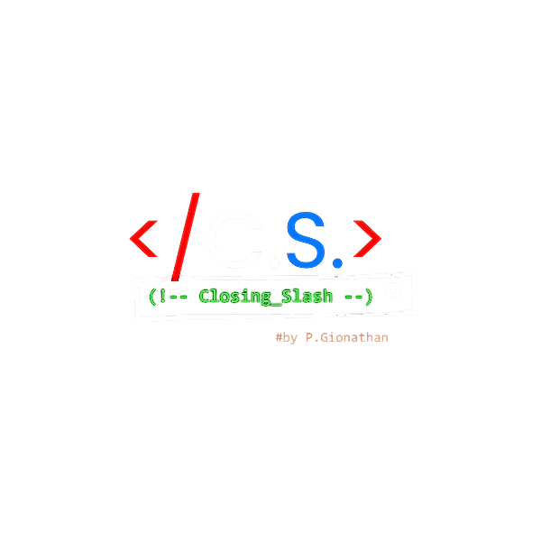 Logo Closing Slash